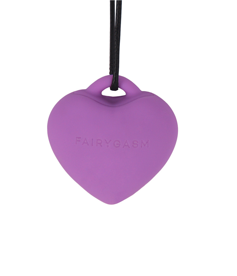 Stimulateur pendentif PleasureStone violet - FairyGasm