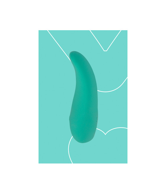 Mini vibro rechargeable ThrillLeaf vert - FairyGasm