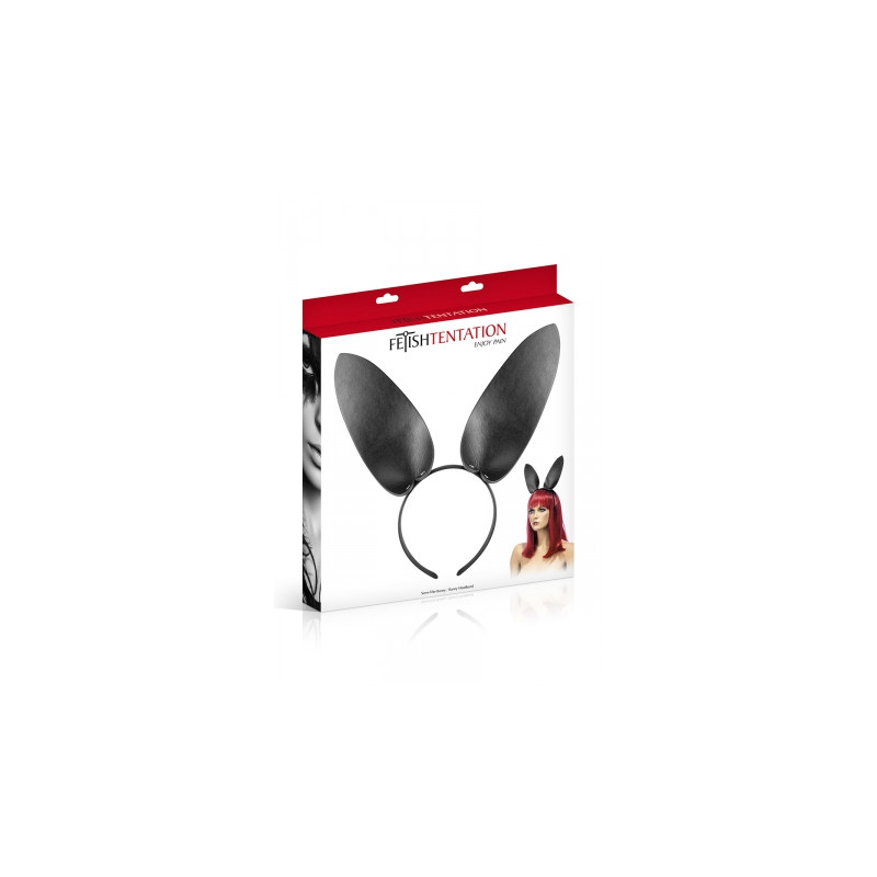 Oreilles de lapin en simili cuir - Fetish Tentation