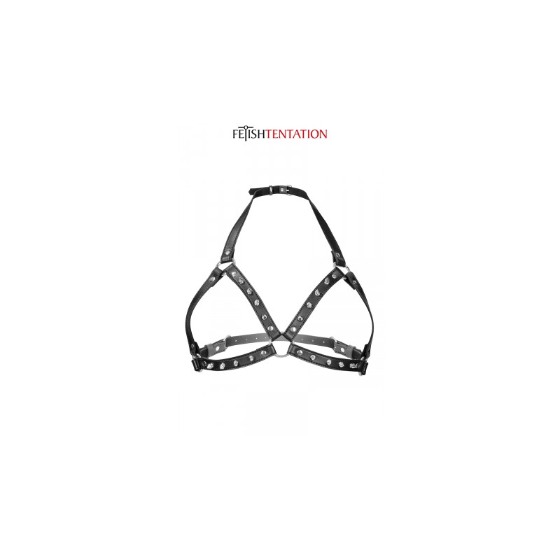 Harnais poitrine à pointes - Fetish Tentation