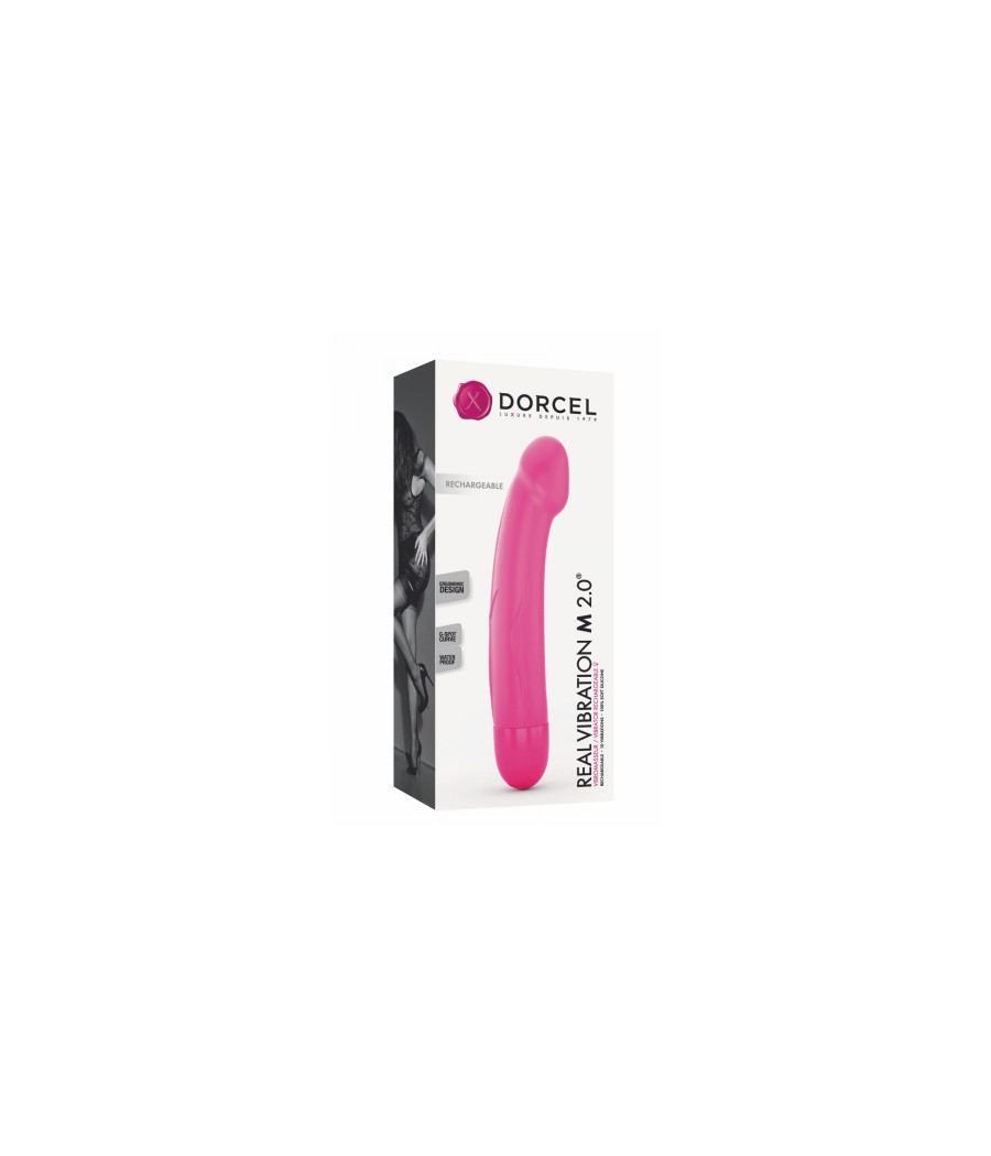 Vibro rechargeable Real Vibration rose M 2.0 - Dorcel