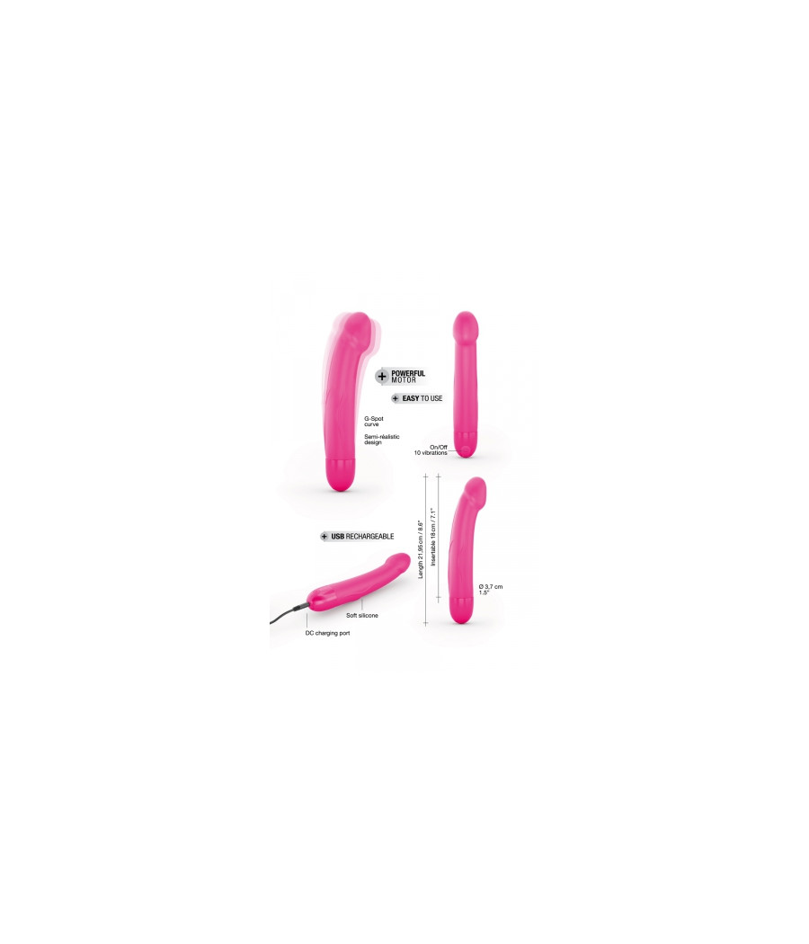 Vibro rechargeable Real Vibration rose M 2.0 - Dorcel