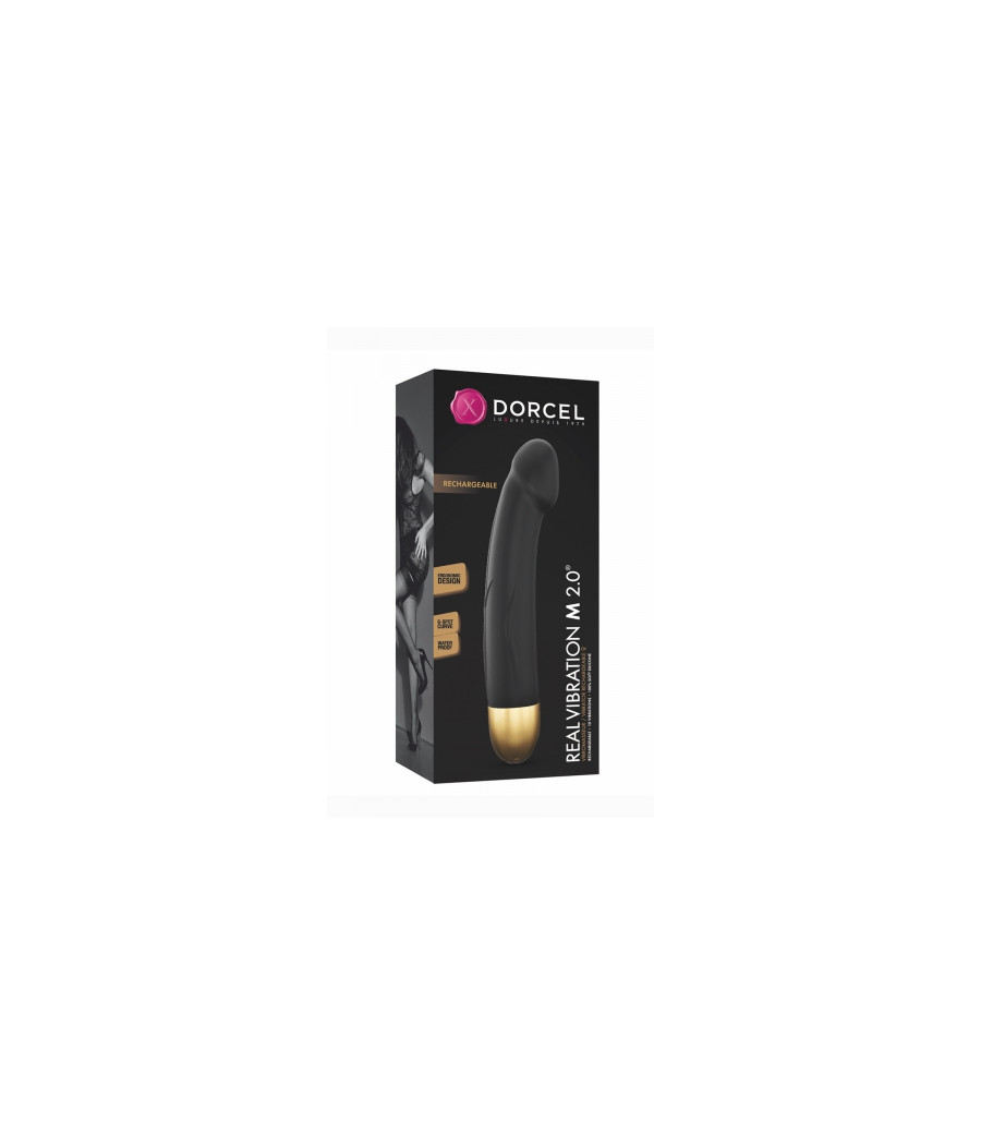 Vibro rechargeable Real Vibration gold M 2.0 - Dorcel