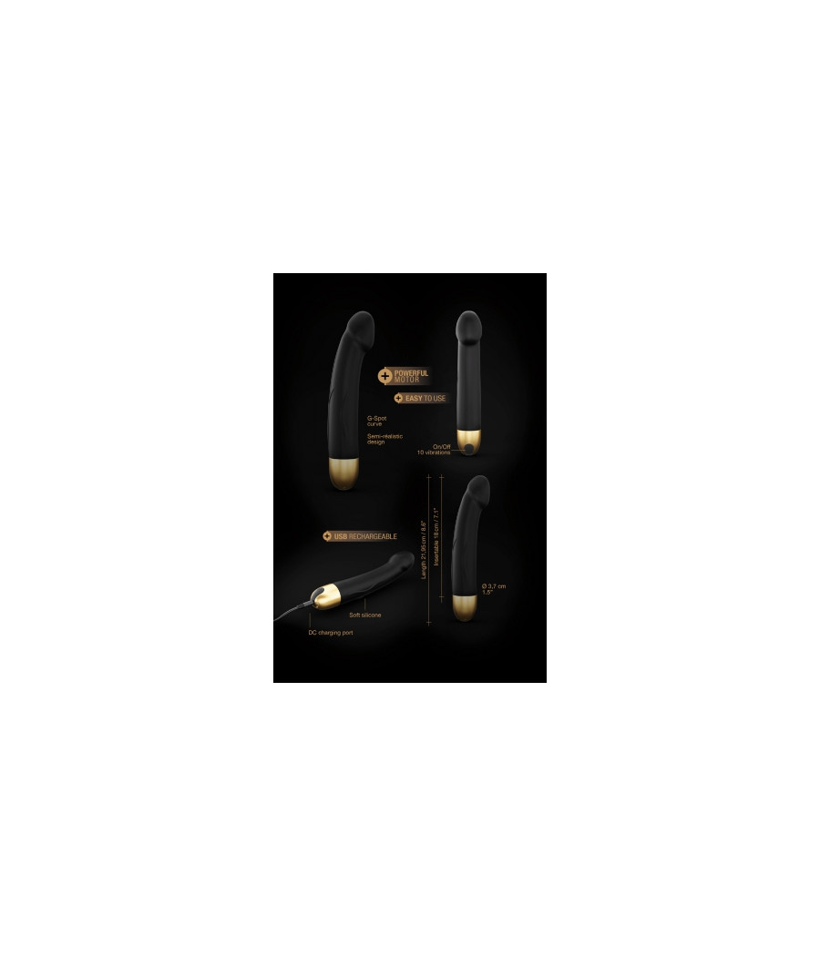 Vibro rechargeable Real Vibration gold M 2.0 - Dorcel