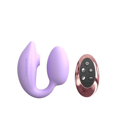 Double stimulateur Wonderlover mauve - Love to Love