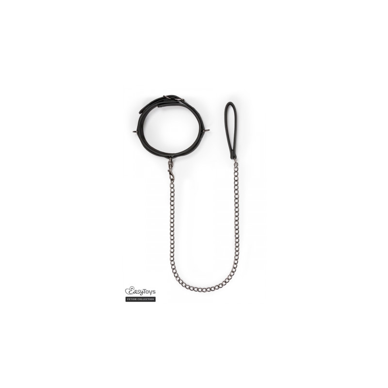 Collier fétichiste et laisse - Easytoys Fetish Collection
