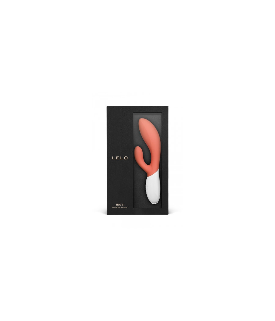 Vibro Rabbit Ina 3 Coral Red - Lelo