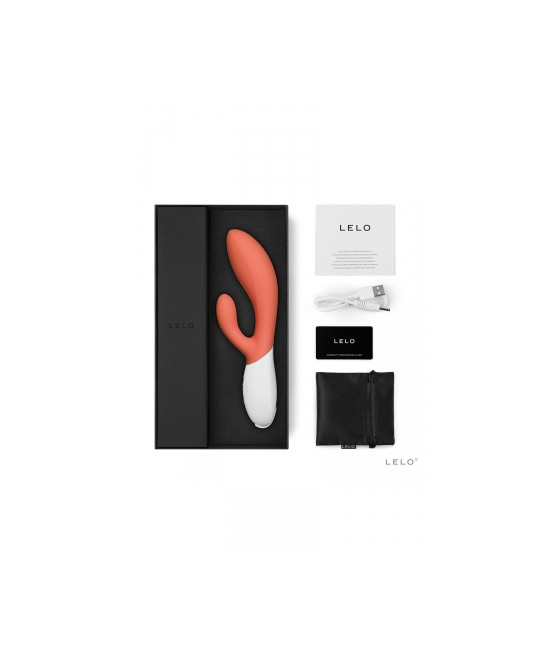 Vibro Rabbit Ina 3 Coral Red - Lelo