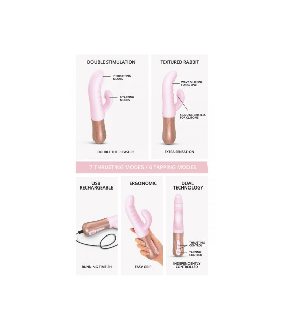 Vibro Rabbit Sassy Bunny rose - Love to Love