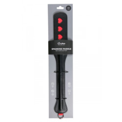 Paddle cuir 3 coeurs - Easytoys Fetish Collection