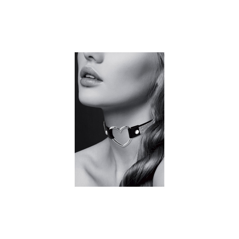 Collier strass et coeur - Bijoux Pour Toi