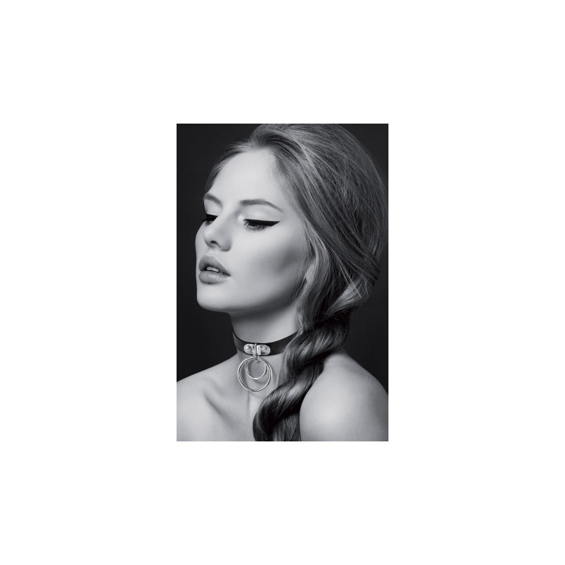 Collier Fetish avec double  anneau - Bijoux pour Toi