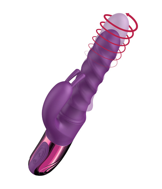 Vibro Swirl Rabbit Thrusting Vibrator - She.E.O