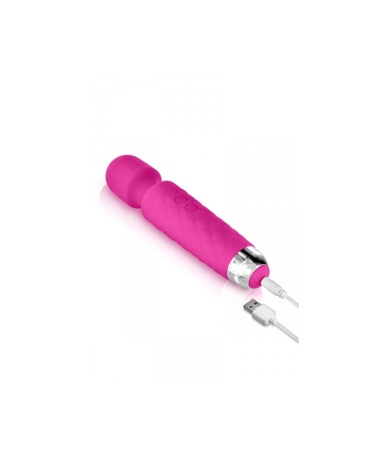 Vibro Love Wand rechargeable rose - Yoba