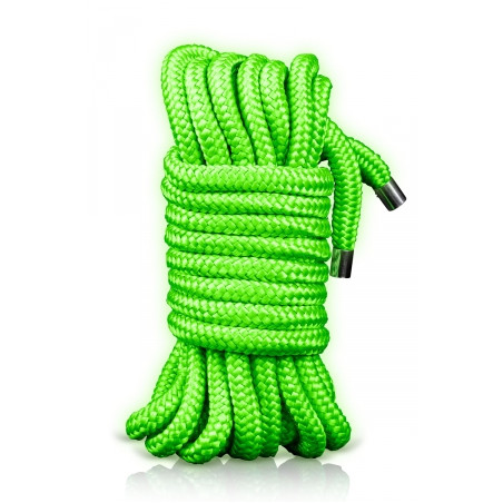 Corde de bondage phosphorescente 5m - Ouch