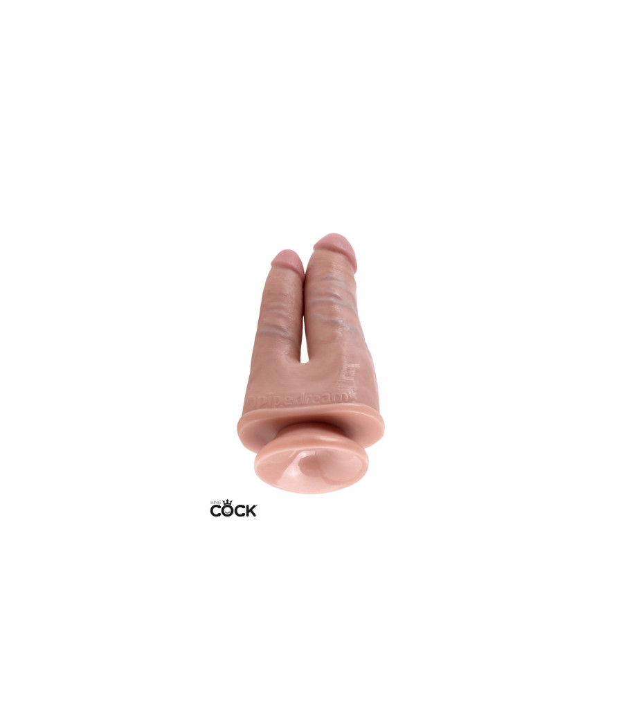 Gode double pénétration 15cm - King Cock