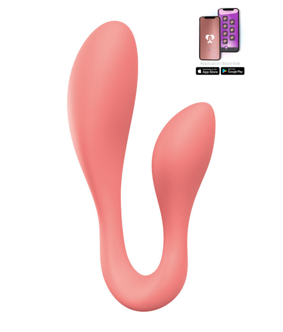 Double stimulateur connecté Couple Secrets II