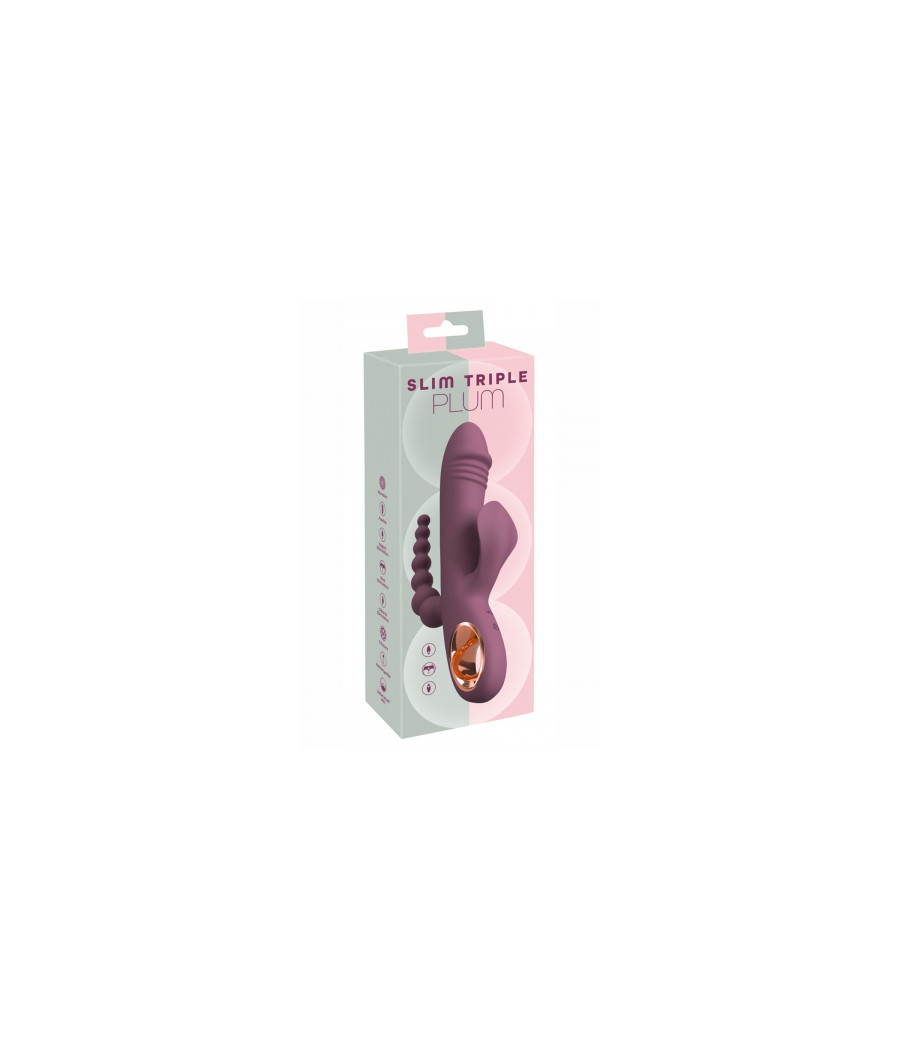 Vibro slim triple plum - You2toys