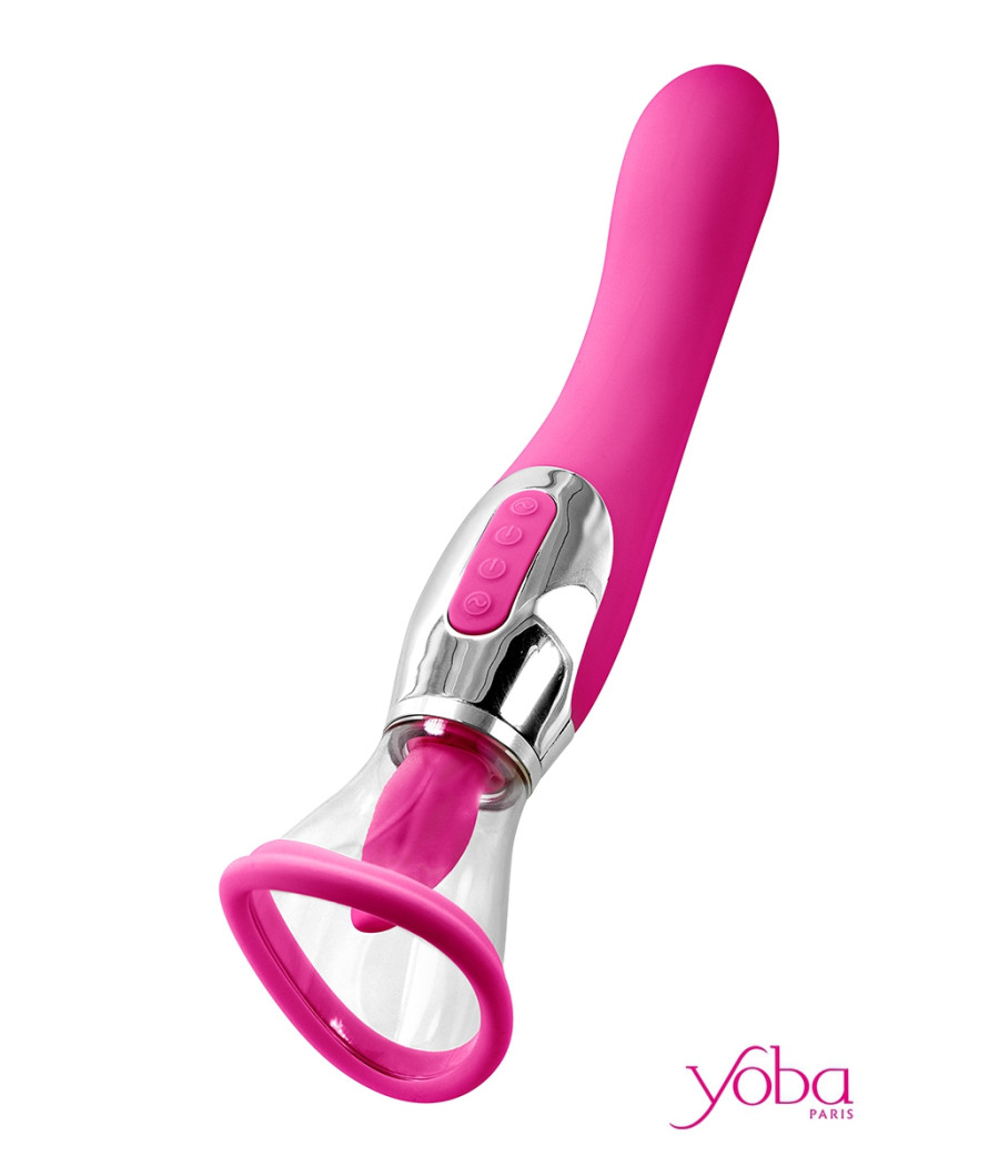 Stimulateur 4 en 1 Harmony fuchsia - Yoba Stimulateur 4 en 1 Harmony fuchsia - Yoba
