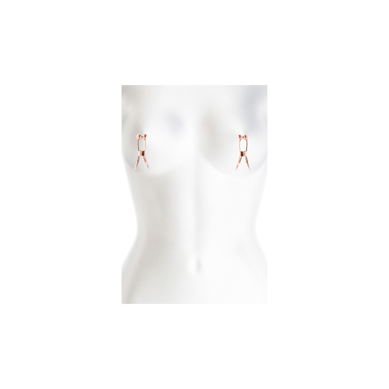 Pinces à tétons Bound rose gold