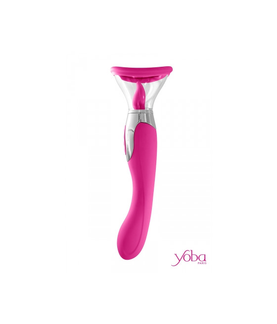 Stimulateur 4 en 1 Harmony fuchsia - Yoba Stimulateur 4 en 1 Harmony fuchsia - Yoba