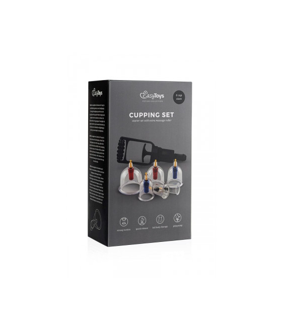 Coffret 6 ventouses Cupping Set - EasyToys Fetish Collection Coffret 6 ventouses Cupping Set - EasyToys Fetish Collection