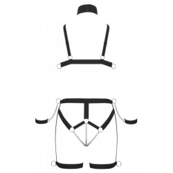 Ensemble harnais Strappy Bikini - Bad Kitty