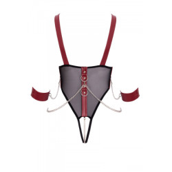 Body de bondage ouvert et seins nus - Cottelli Bondage