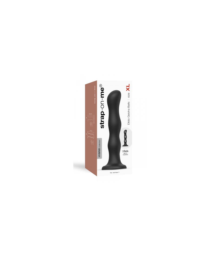 Geisha Dildo XL Noir - Strap-On-Me