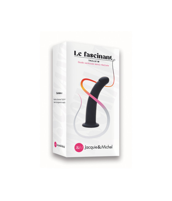 Gode ventouse Le fascinant 15x3cm - Jacquie et Michel Gode ventouse Le fascinant 15x3cm - Jacquie et Michel