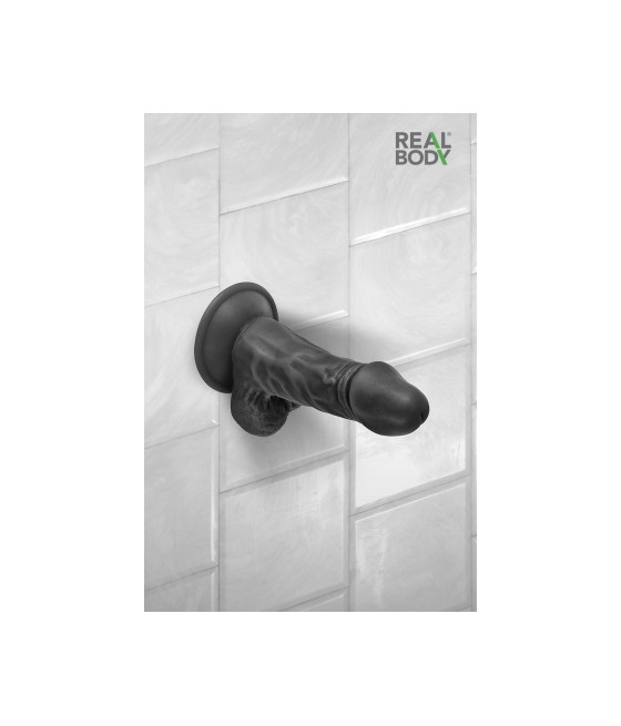 Gode réaliste noir 13 cm - Real Mike Gode réaliste noir 13 cm - Real Mike