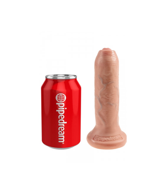 Gode 17,5 cm avec prépuce - King Cock Gode 17,5 cm avec prépuce - King Cock