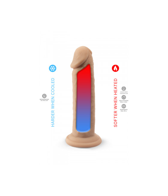 Gode Real Skin Model 2 flesh 15,4 cm - SilexD