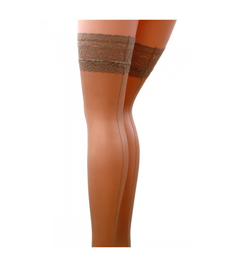 Bas couture ST022 beige 17 deniers - Passion