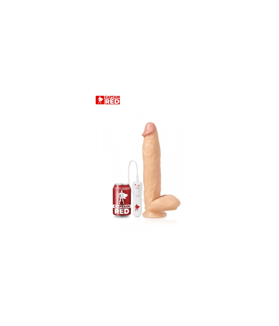 Vibro XXL The Power 31 x 6 cm - Captain Red