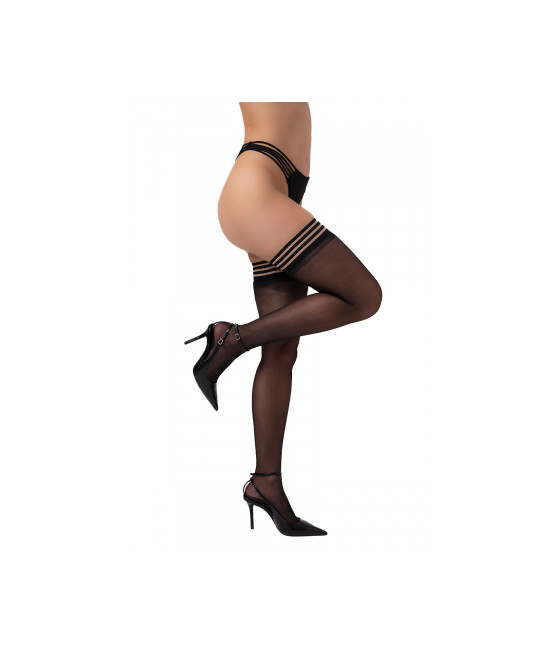 Bas autofixants Stripe a pose - Christine