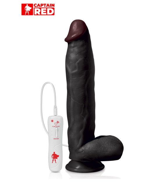 Vibro XXL The Power Black 31 x 6 cm - Captain Red