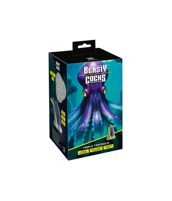 Gode Triple Tentacle - Beasty Cocks Gode Triple Tentacle - Beasty Cocks