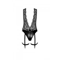 Body jarretelles Libido F297 wetlook et dentelle