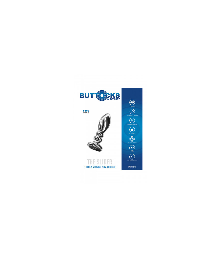 Plug vibrant en métal The Slider M