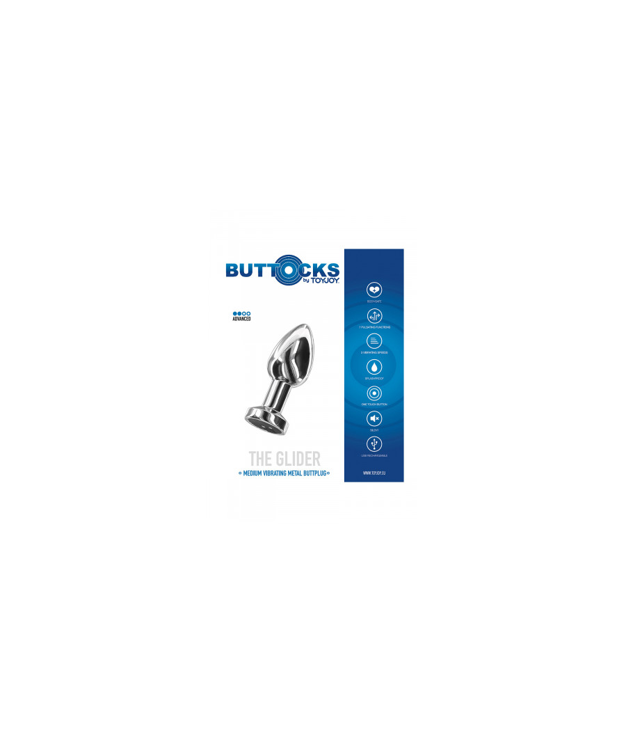 Plug vibrant en métal The Glider M