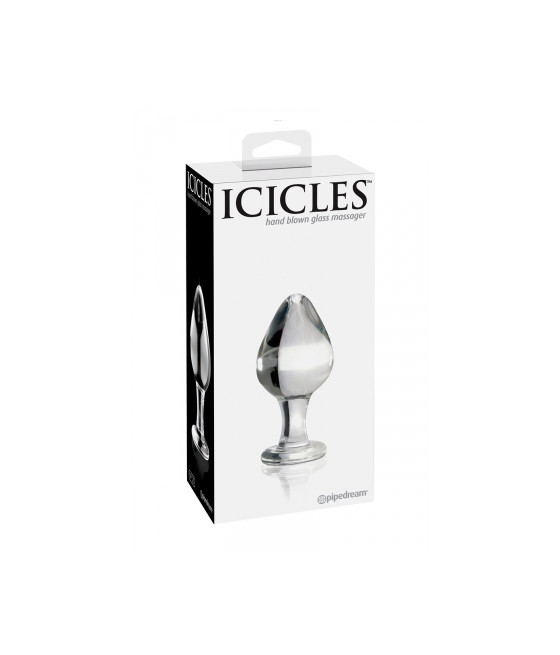 Plug anal verre Icicles n° 25