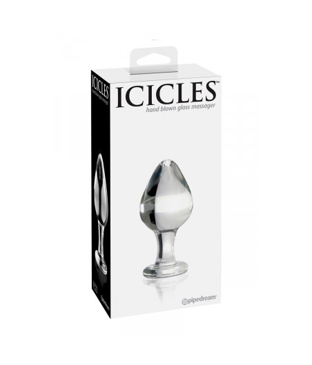 Plug anal verre Icicles n° 25