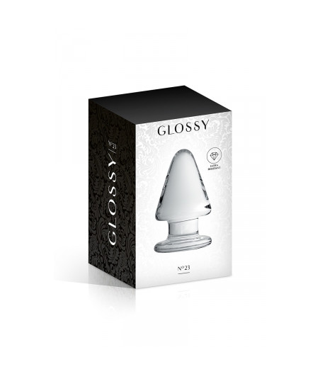 Plug anal verre Glossy Toys n° 23 Clear