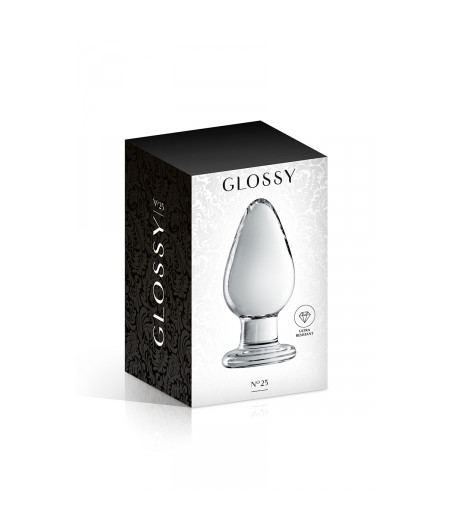 Plug anal verre Glossy Toys n° 25 Clear