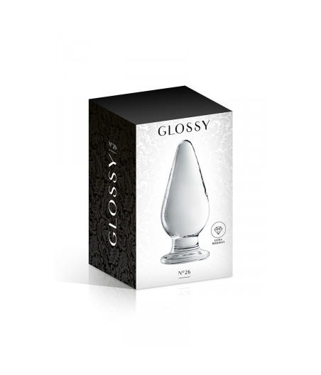 Plug anal verre Glossy Toys n° 26 Clear
