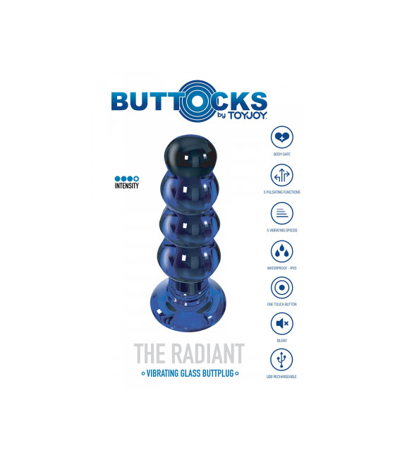 Plug vibrant en verre The Radiant