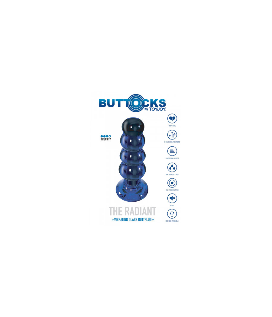 Plug vibrant en verre The Radiant