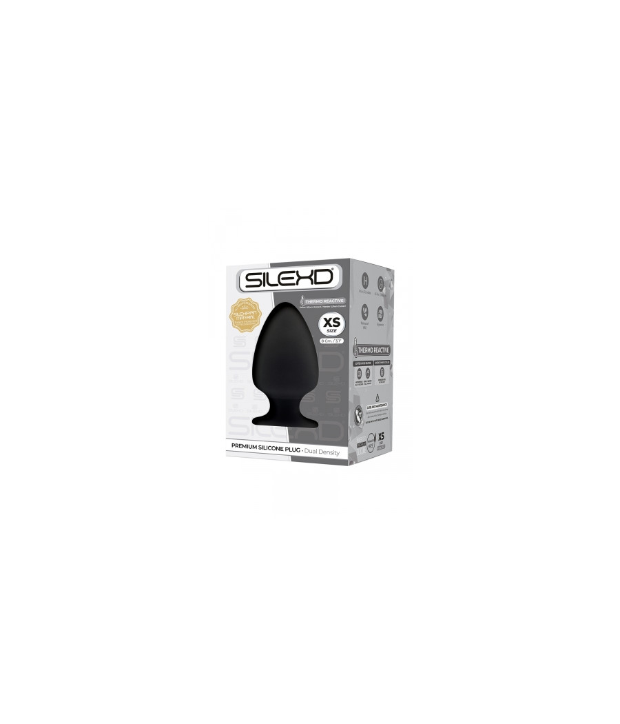 Plug anal The Original Model 1 noir 8 cm - SilexD