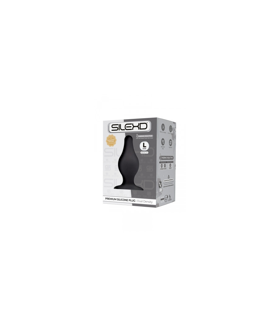 Plug anal The Original Model 2 noir 10,2 cm - SilexD